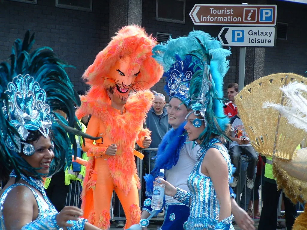 Luton Carnival in 2005. A photography exhibition marking the carnival's 50th year is at Luton Central Library until 23 October.