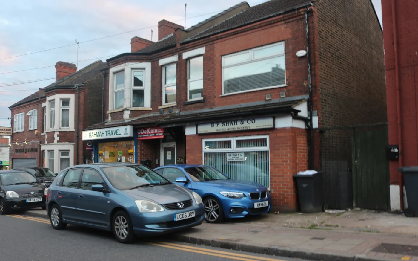 Shops on Leagrave Road, Luton. The photo shows the street, not any business named in this article.